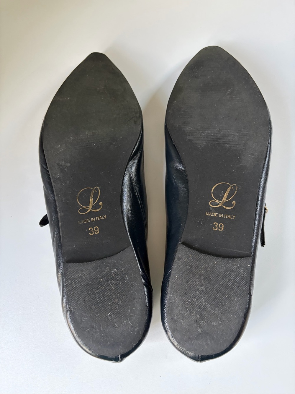 Lolita Milano Italian Leather Mary Jane Flats Size 39 - Picture 8 of 8